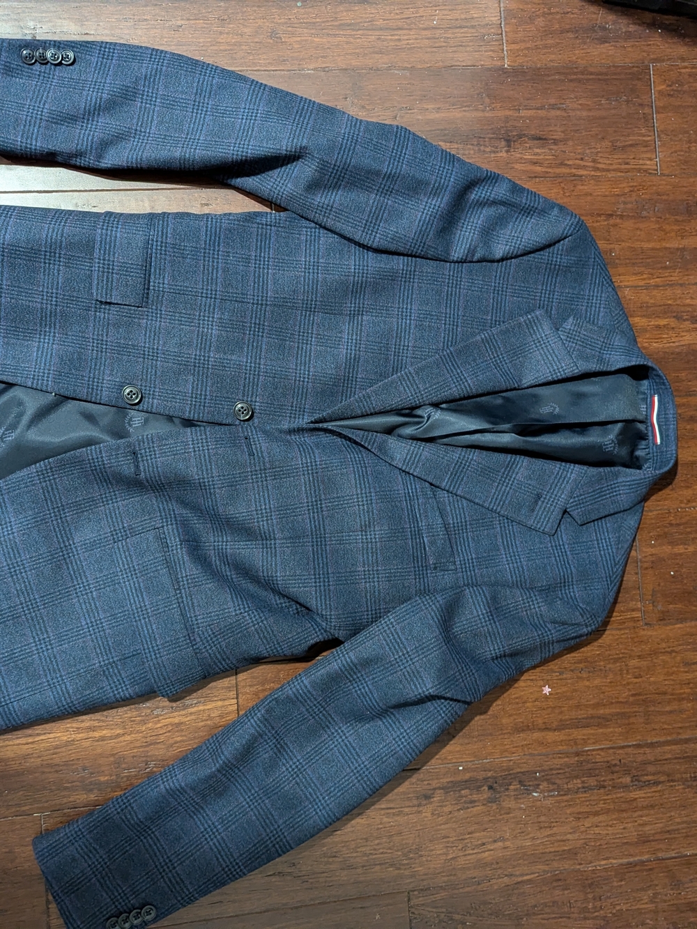 Men's Blue Plaid Blazer - Classic Tailored Jacket